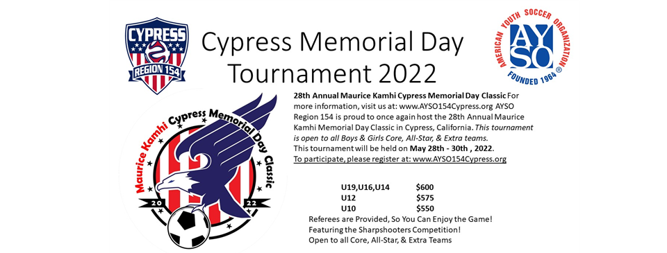 2022 28th Annual Maurice Kamhi Cypress Memorial Day Classic