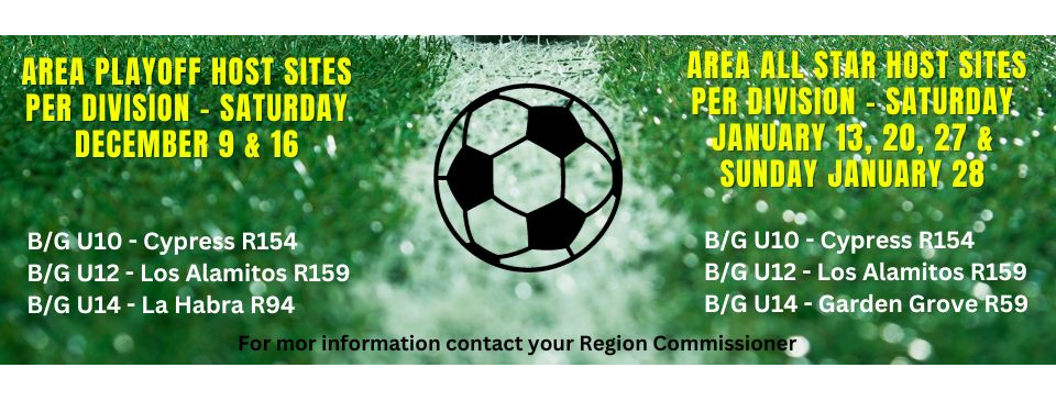 Area Playoffs/All Star Games