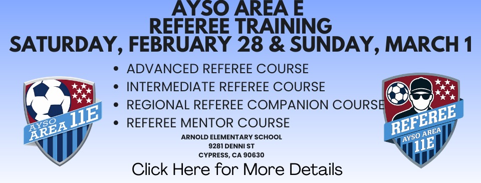2026 Area 11E Referee Super Camp