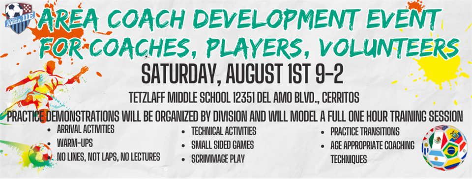 Area Coach Development Event 8/1/26